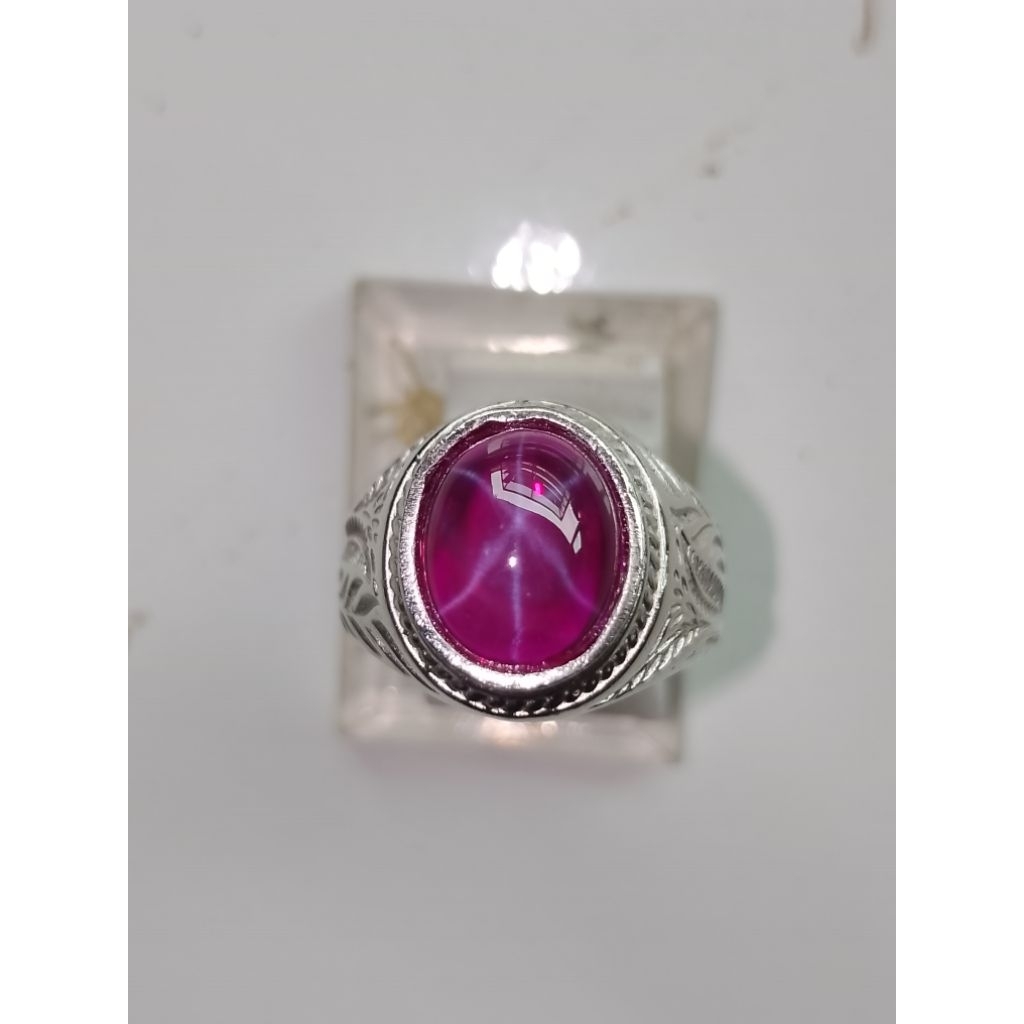 Batu American star red sapphire