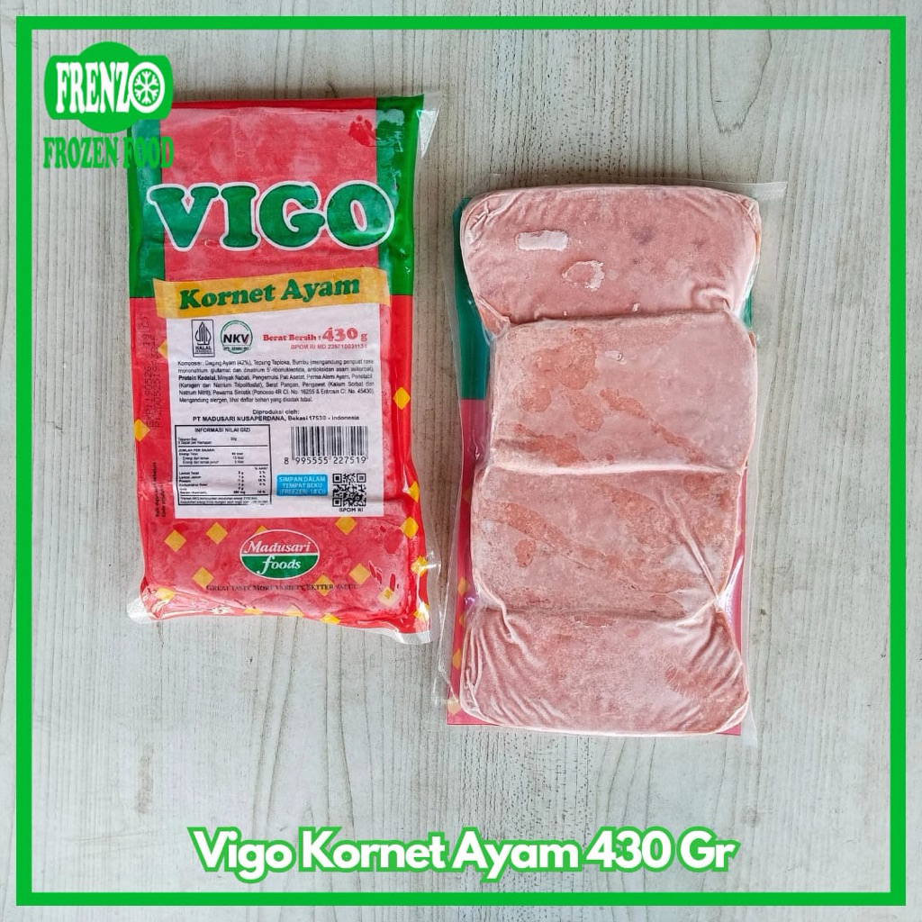 

Vigo Kornet Ayam Isi 4 Pcs