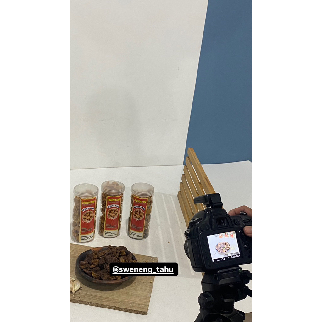 

Keripik tahu crispy premium rasa cokelat/ cemilan kekinian/ renyah