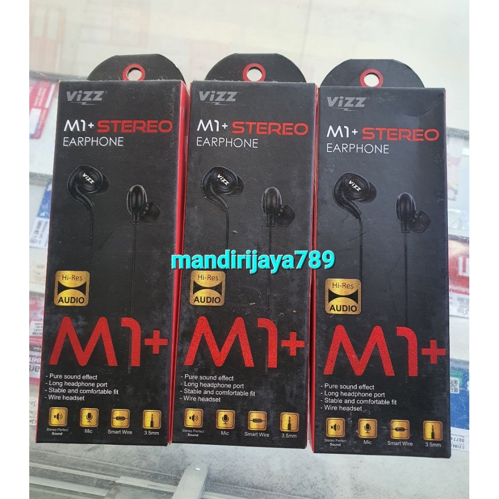 HEADSET OASE E-T2H BASS STEREO SUARA JERNIH / Vizz m1+ harga murah