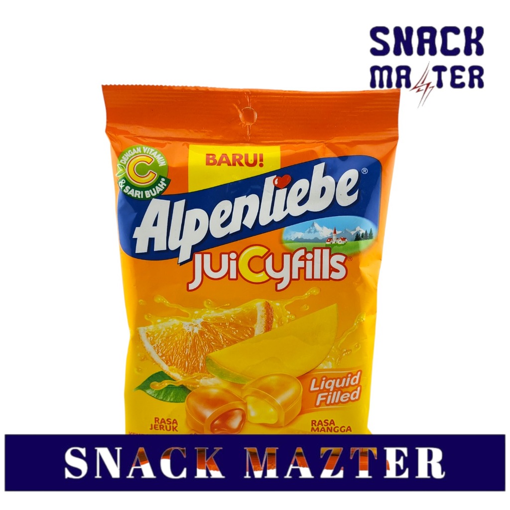 

Alpenliebe JuiCyfills Assorted pack - Netto 144 gr (Isi 45 butir)