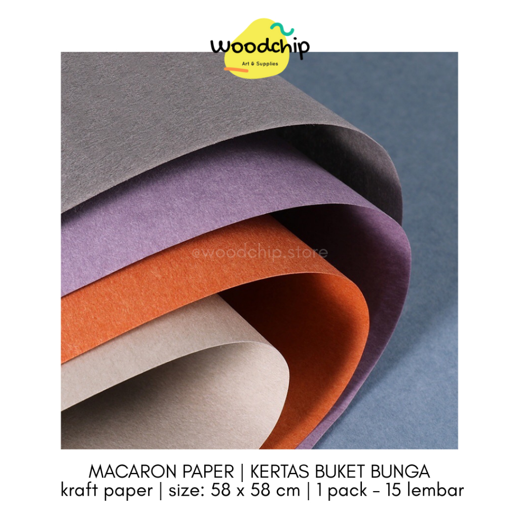 

[PACK] MACARON CRAFT PAPER | KERTAS BUKET BUNGA ART KRAFT PAPER KERTAS KADO GIFT WRAP ART
