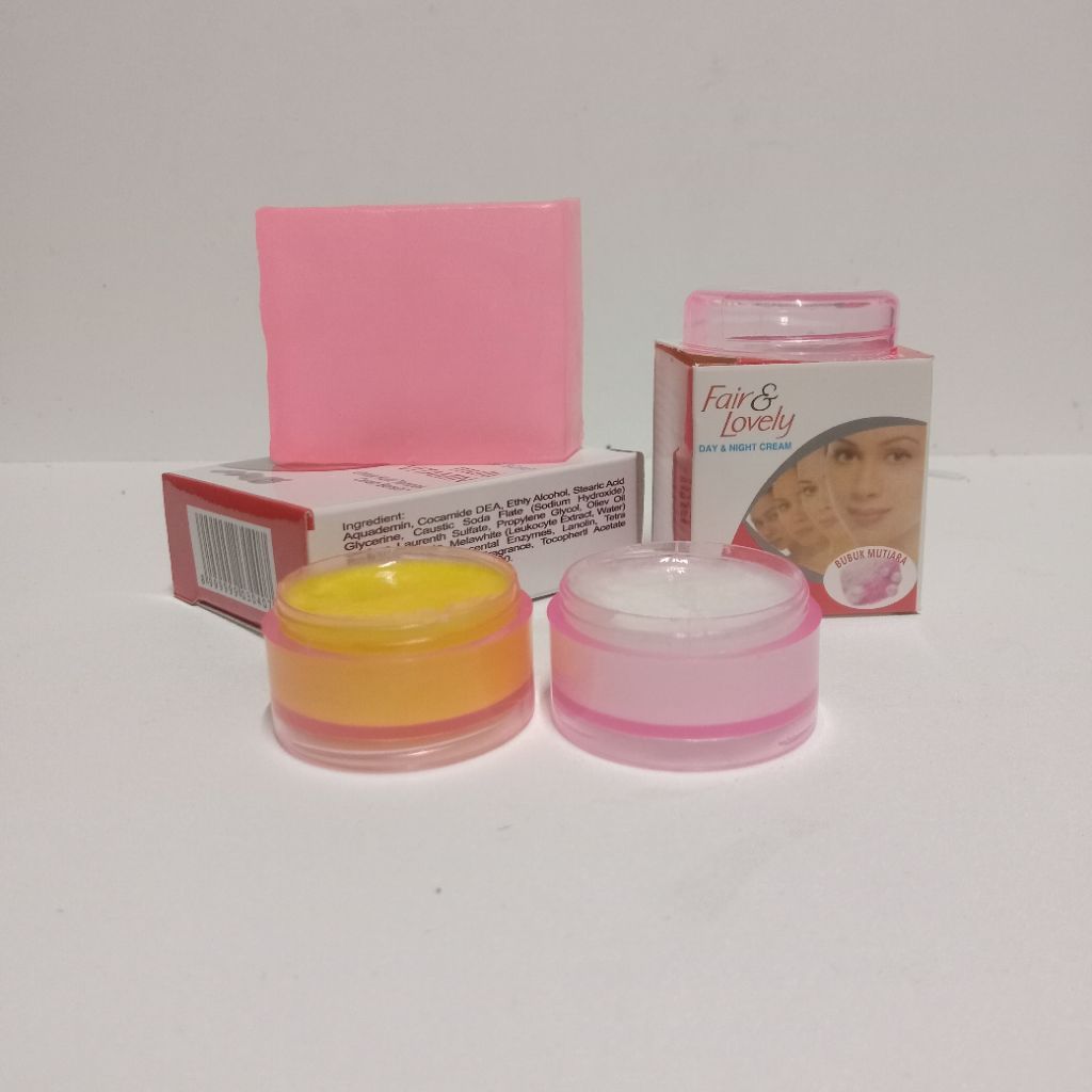 paket 2in1 - cream susun fair N lovely dan Sabun fair lovely