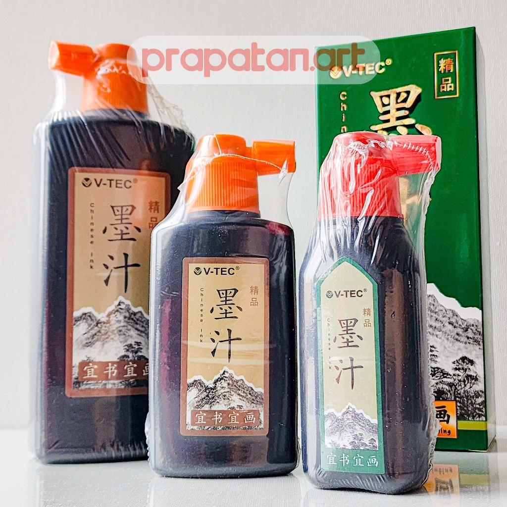 

Tinta V-TEC 50ml | 100ml | 250ml | Tinta China | Chinese Ink | Tinta Kaligrafi