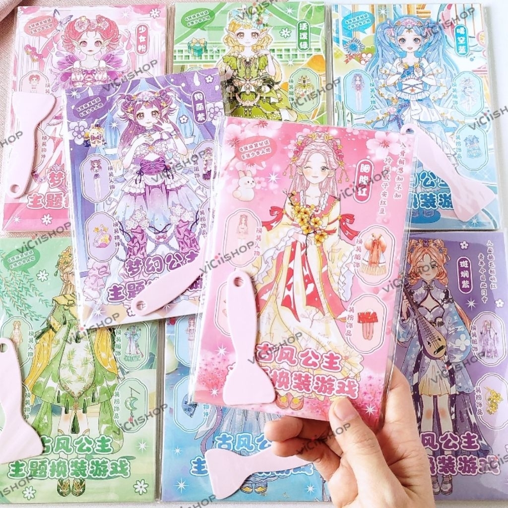 Mainan Buku Tempel Baju Princess | Mainan Stiker Baju Putri | Mainan Anak Perempuan | Mainan Berdand