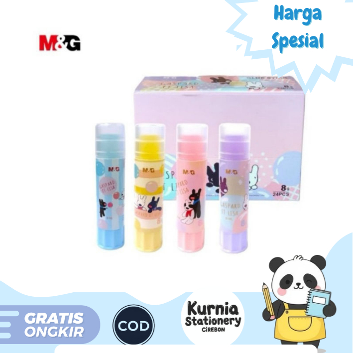 

M&G Glue Stick Glitter Gaspard et Lisa/ Lem Stik Gliter 8gr QSG971F4 GASP GS