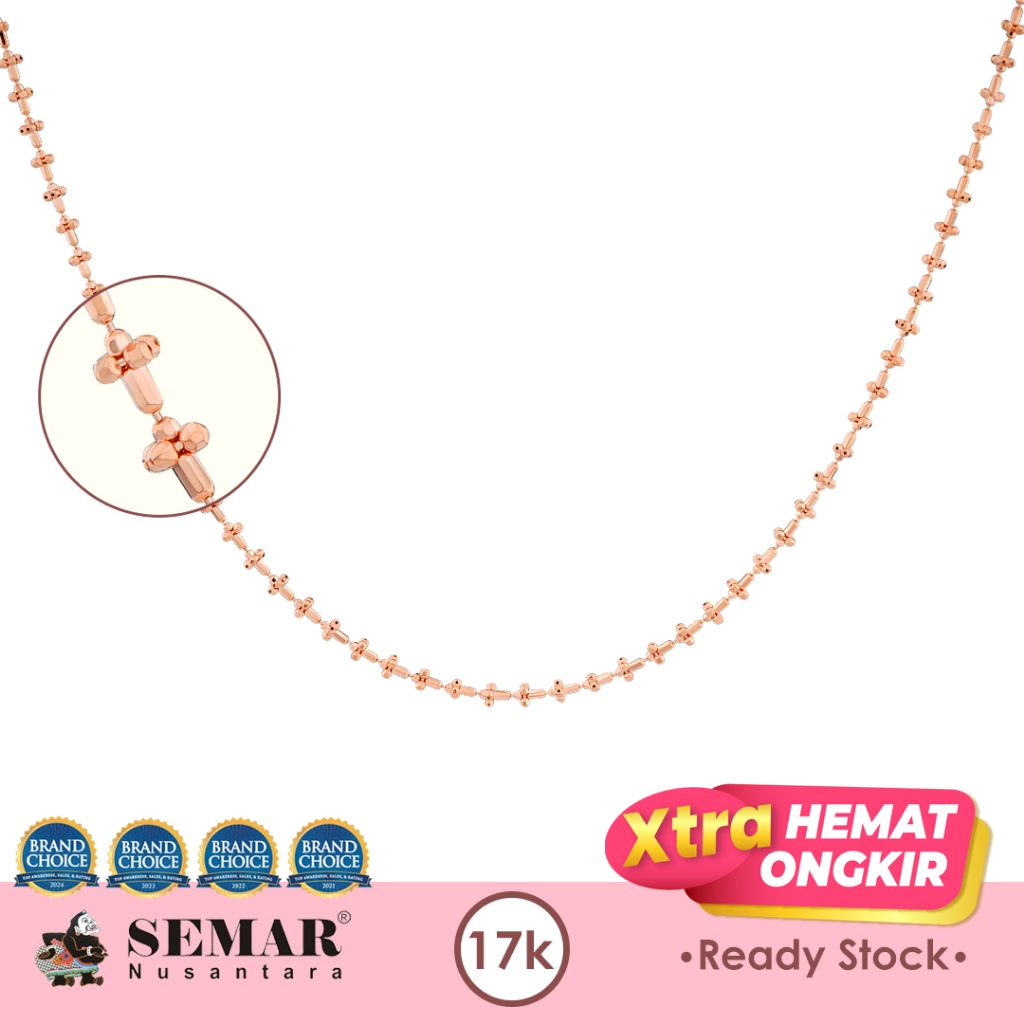 Kalung Emas Micheline Shimmering Gold 17K Semar Nusantara