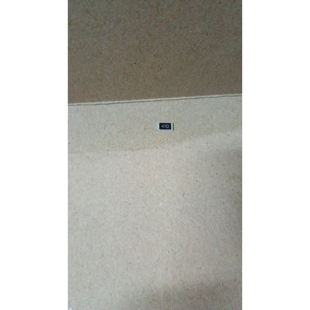 9031 resistor smd tempel kecil mini 2512 47ohm 47r 47 ohm mark 470
