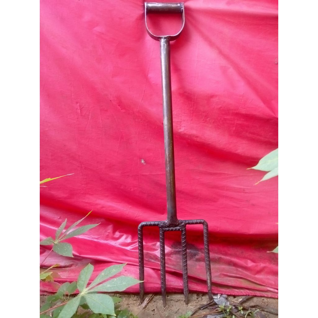 garpu Tanah besar tebal garpu injak gali tanah super kuat