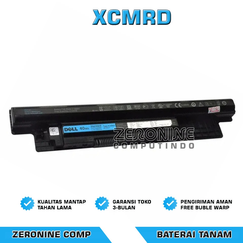 Baterai Laptop Dell Inspiron 14-3000 14-3421 14-5421 - XCMRD 40Wh