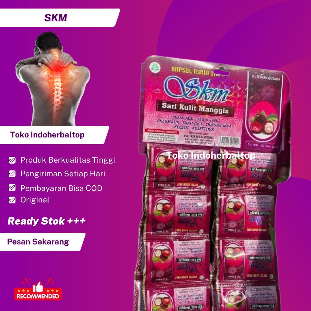 

Skm Ungu Kapsul Original (Asam Urat)