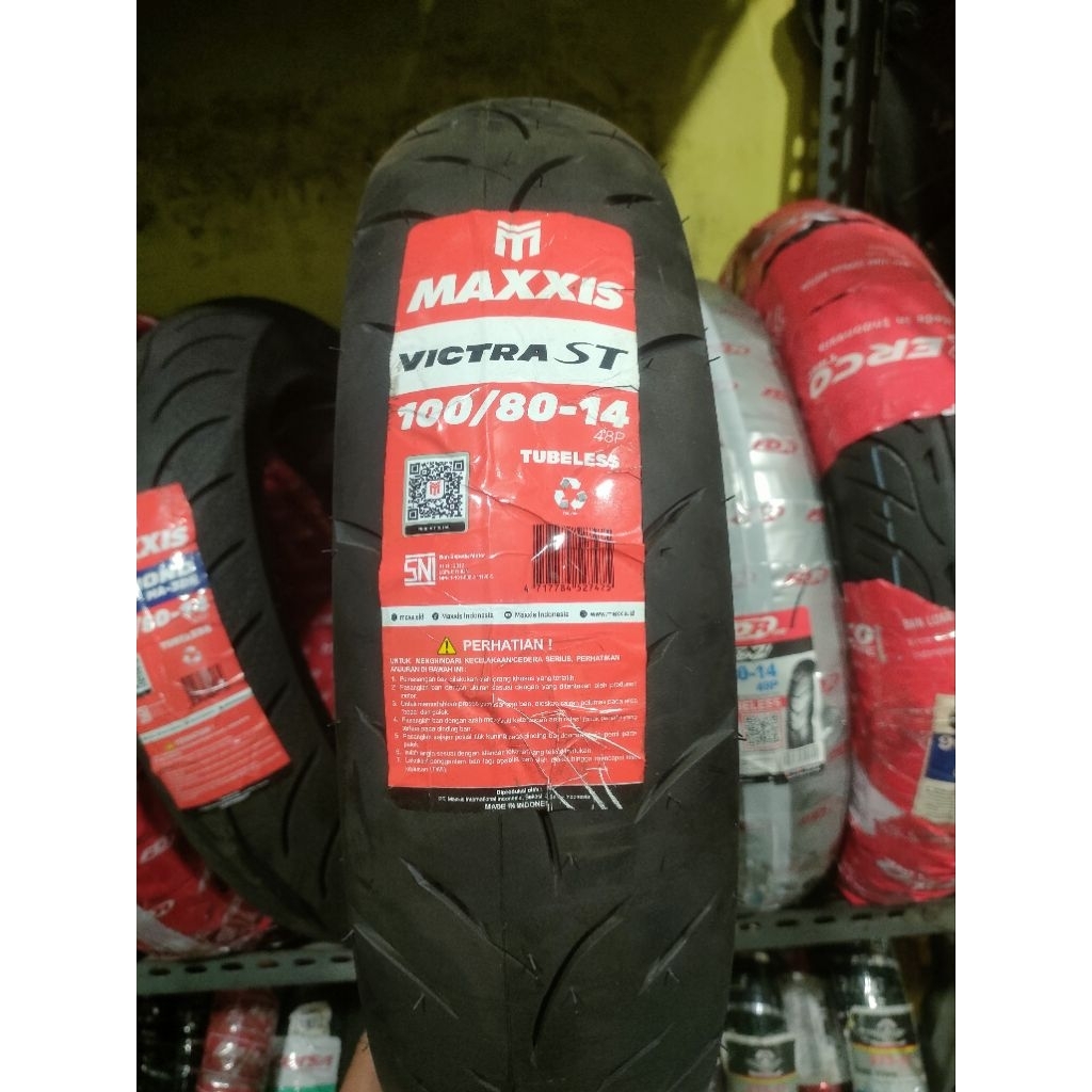 maxxis vitra 100/80 ring 14 tubles