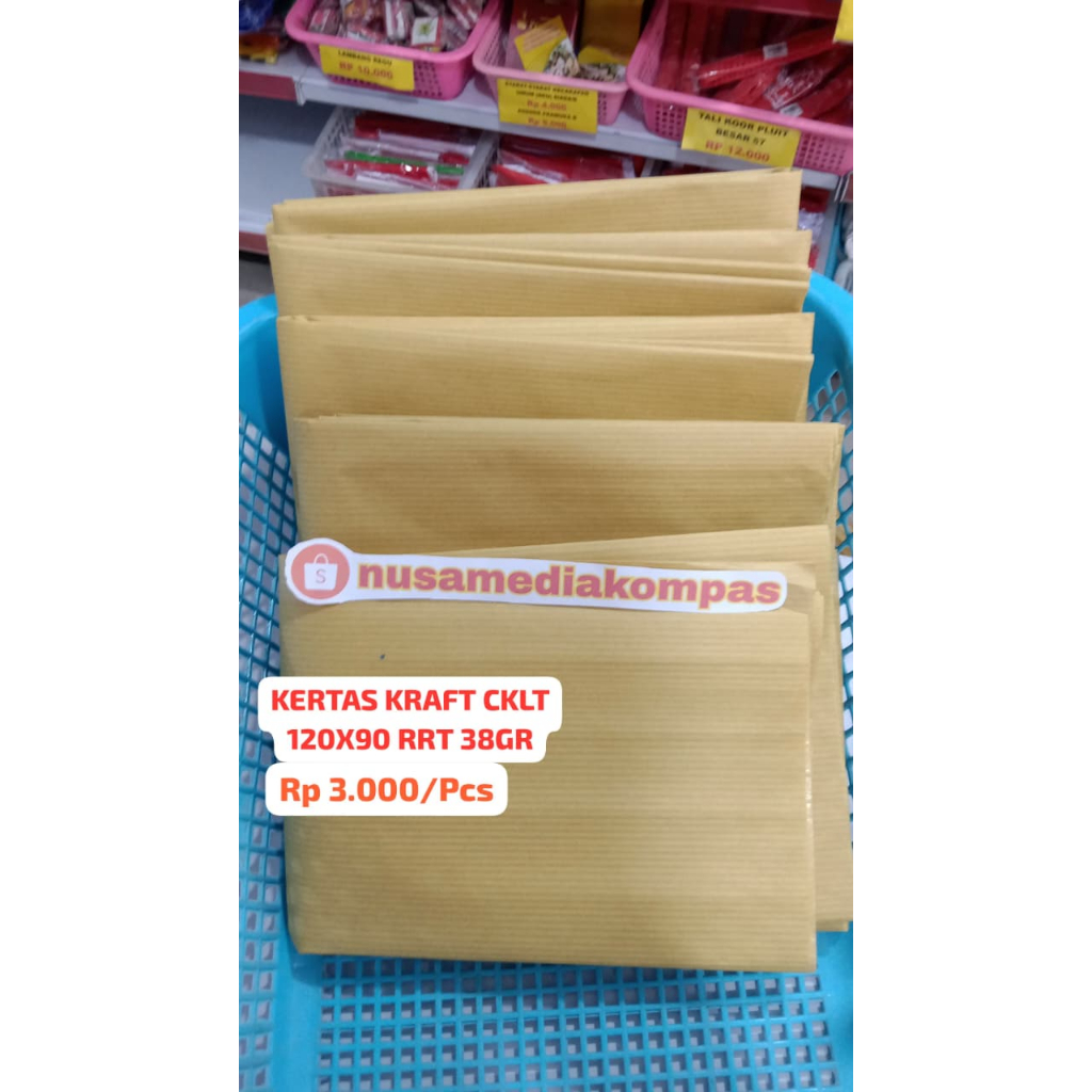 

KERTAS KRAFT CKLT 120X90 RRT 38GR