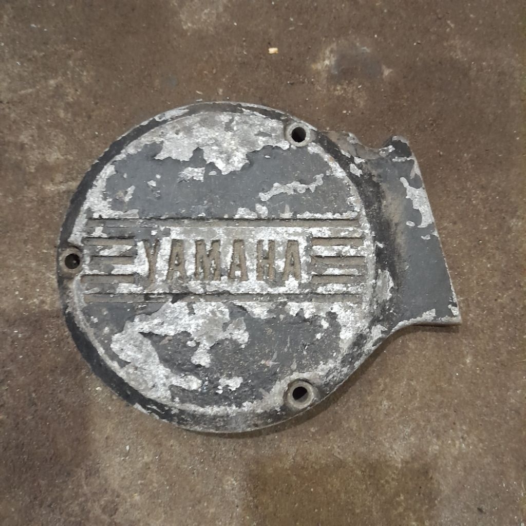 Cover tutup bak mesin kiri bagian magnet yamaha rx king rxking 135 cc cobra old tua lama original