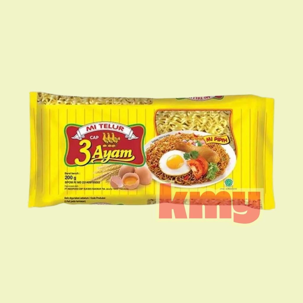 

Mi Telur Cap 3 Ayam