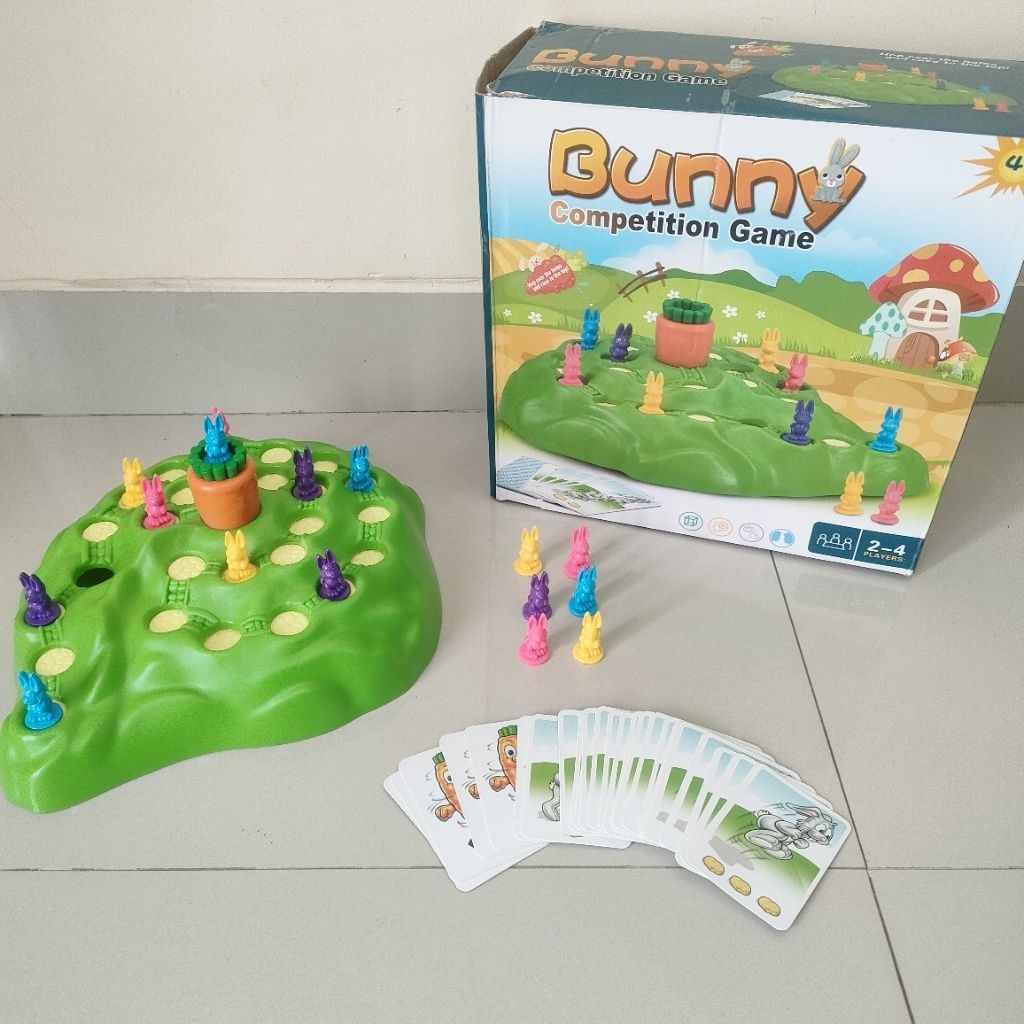 PRELOVED BUNNY COMPETITION GAME BOARD GAME