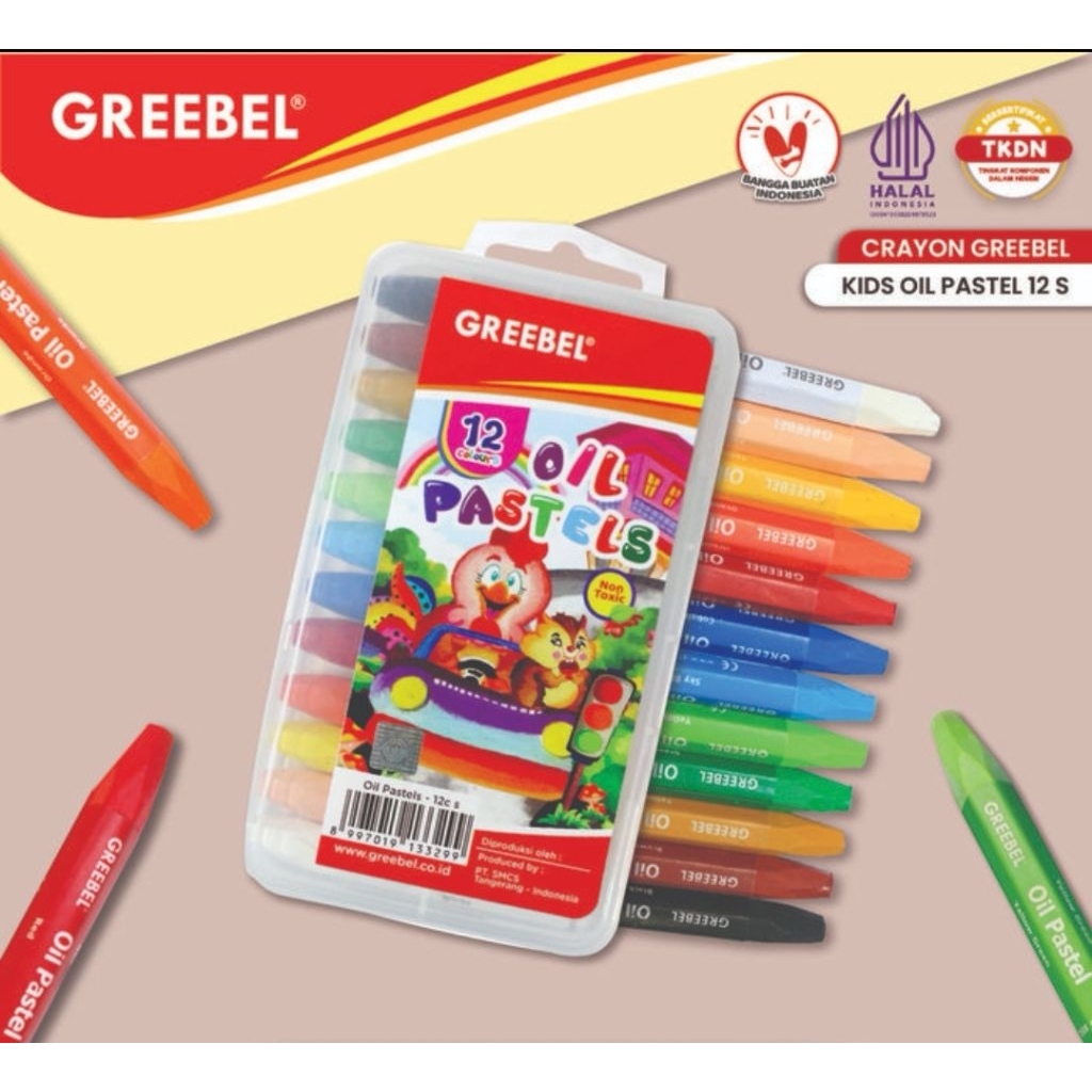 

OIL PASTEL/CRAYON GREEBEL 12W/18W/24/36W/48W/55 WARNA