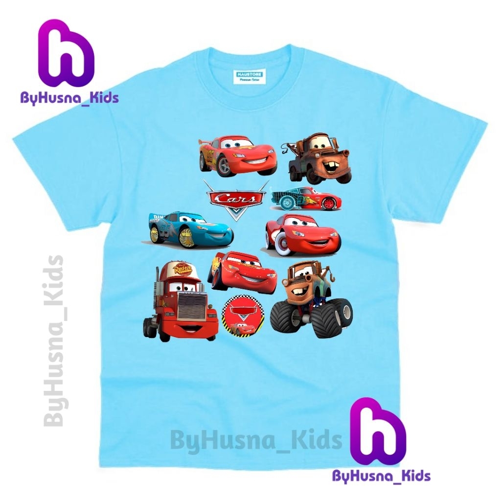 CARS BAJU ANAK KAOS ANAK CARS MCQUEEN ANAK COWO LAKI ATASAN