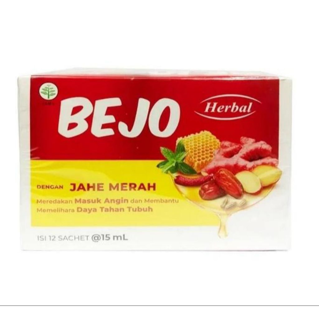 

BEJO HERBAL CAIR DEWASA JAHE MERAH ISI 12 SACHET / 1 BOX