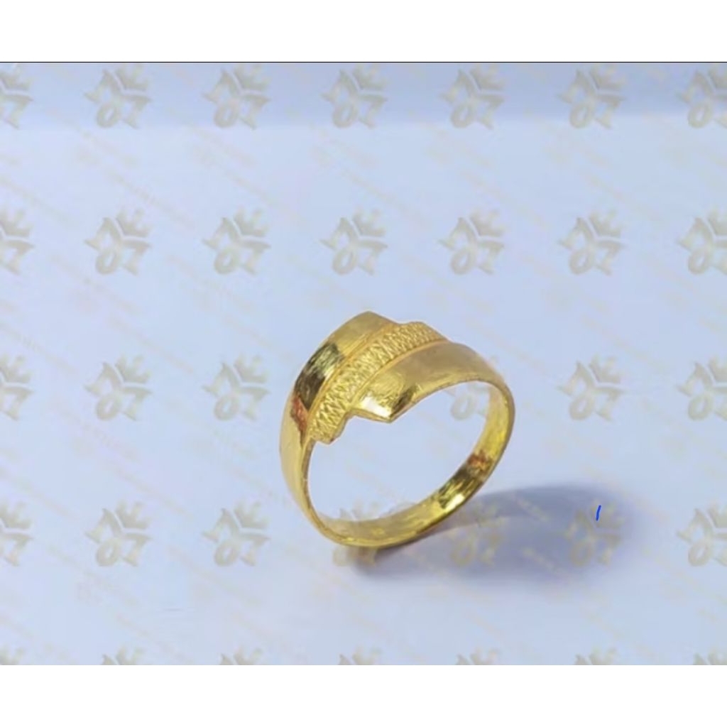 Emas 24K LM 99,9% Cincin Wajik