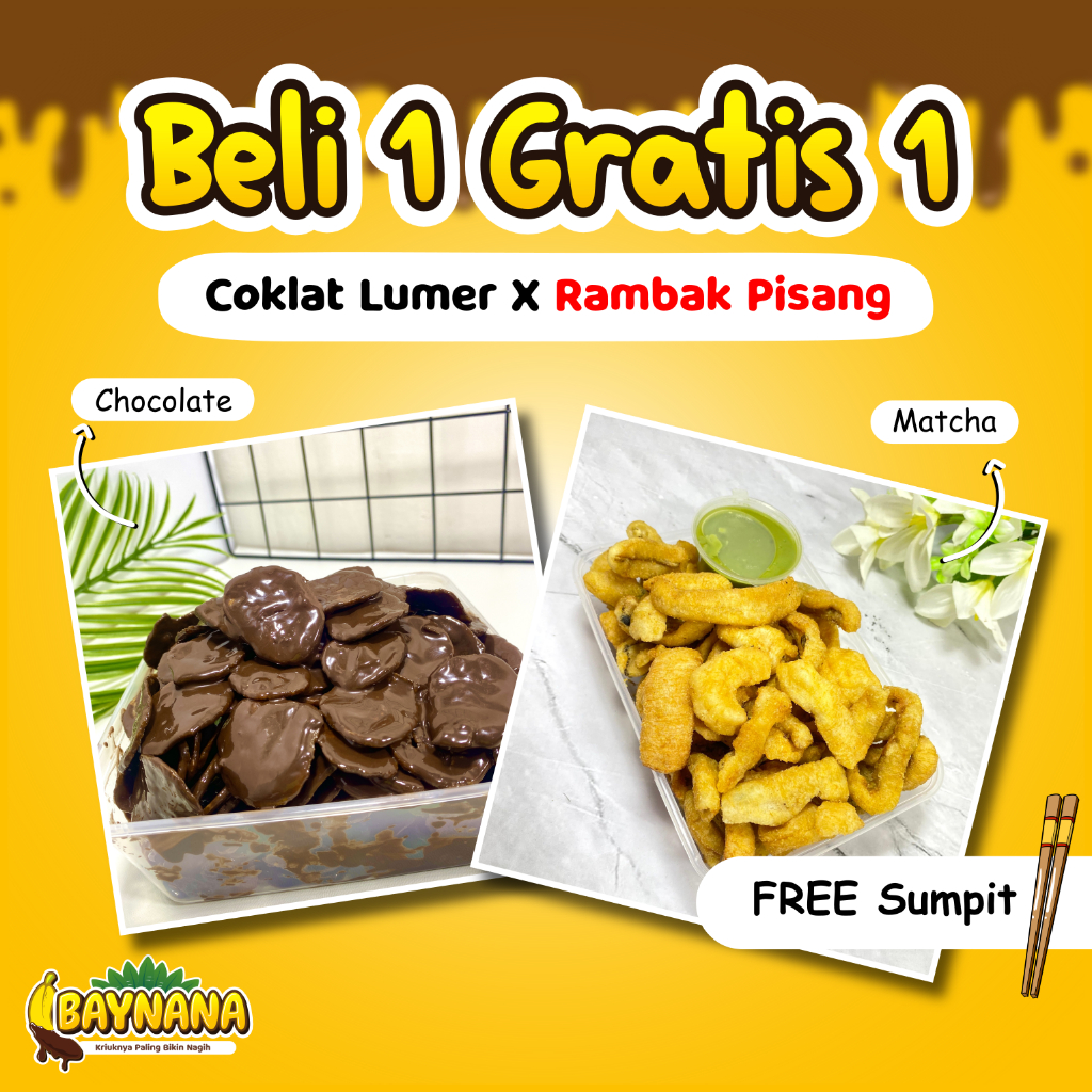 

BAYNANA - Keripik Pisang Lumer Mix Rambak Pisang