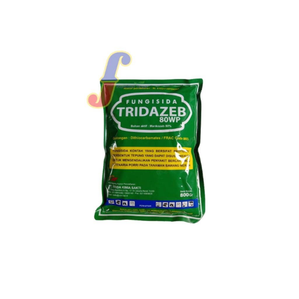 Fungisida Tridazeb 80 WP 800 Gram Mankozeb Biru