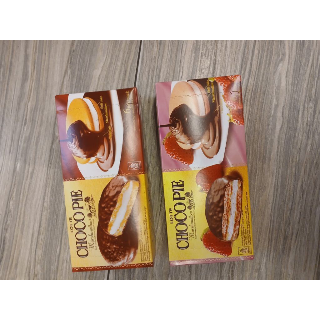 

Jual kue dengan lapisan marshmelow choco pie pack