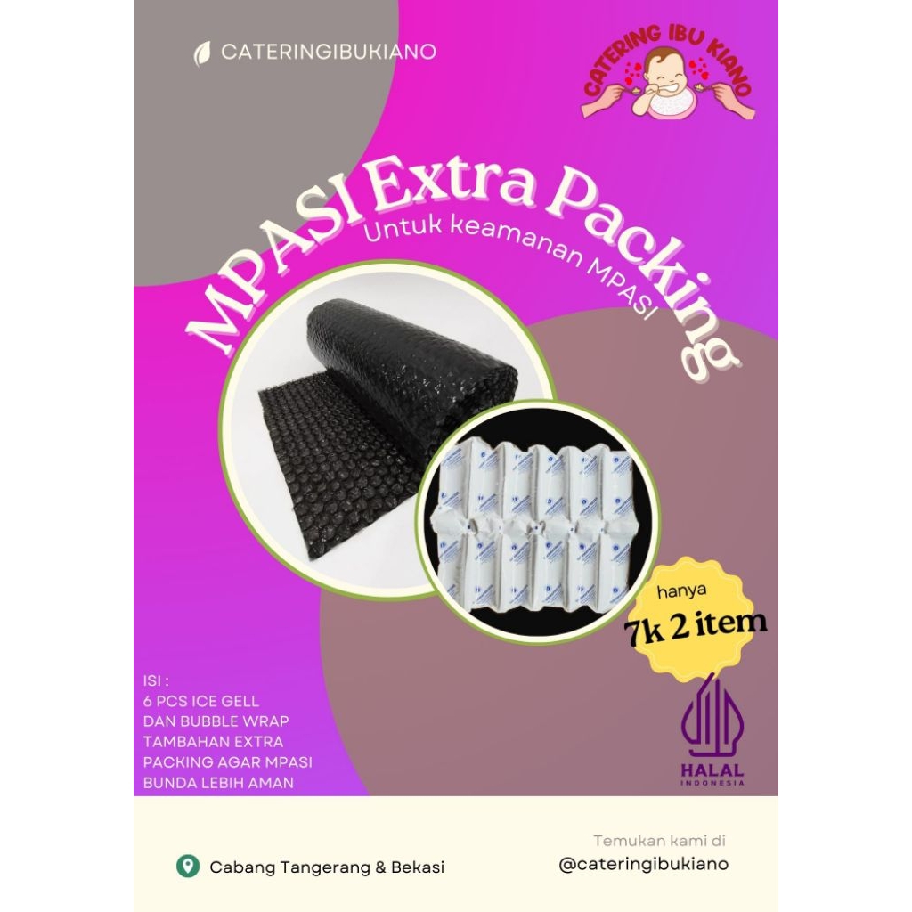 

Bubble Wrap dan Icegel Packing