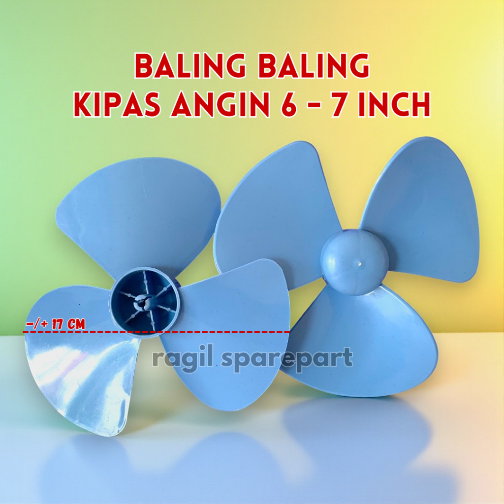 Baling Baling Kipas Angin 6 - 7 inch Semua Merk Kipas Angin