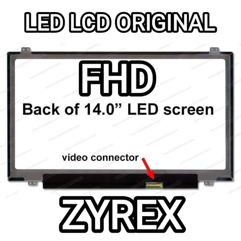 Layar Led Lcd Laptop Zyrex Sky 232 Extreme FHD