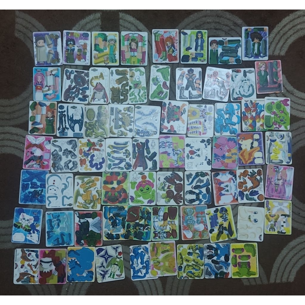PUZZLE KARAKTER DIGIMON Koleksi Pribadi