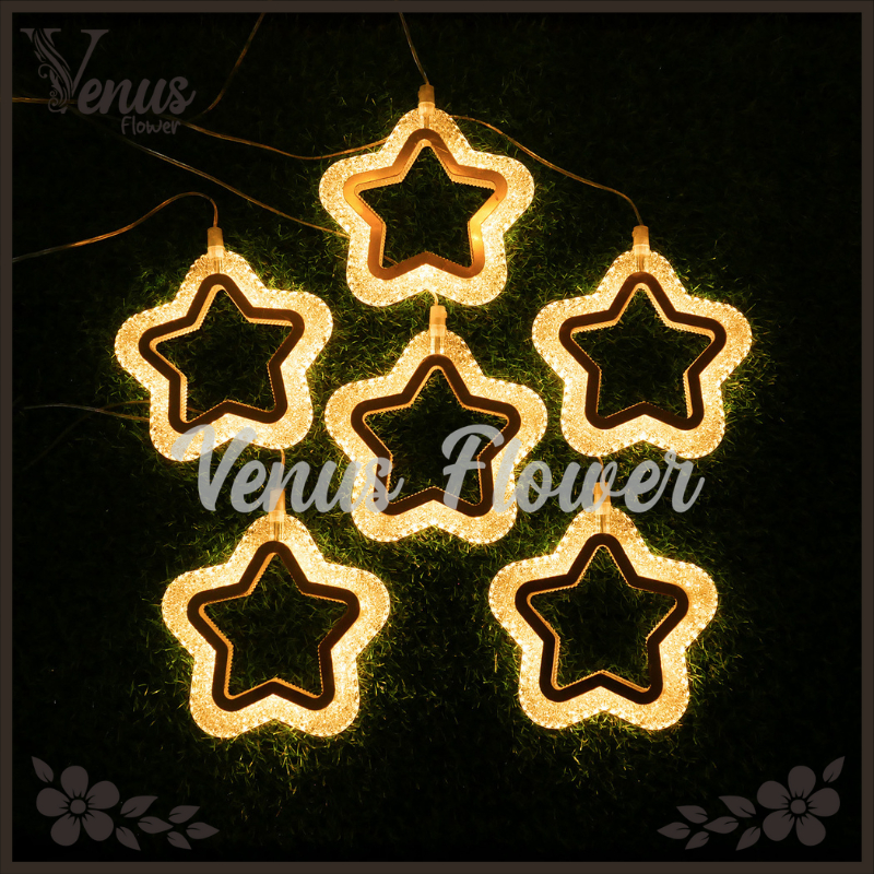 10 PCS Lampu LED Nordic Gantung Modern Model Bintang Sabit Oval Diamond Lampu Gantung Langit-langit 