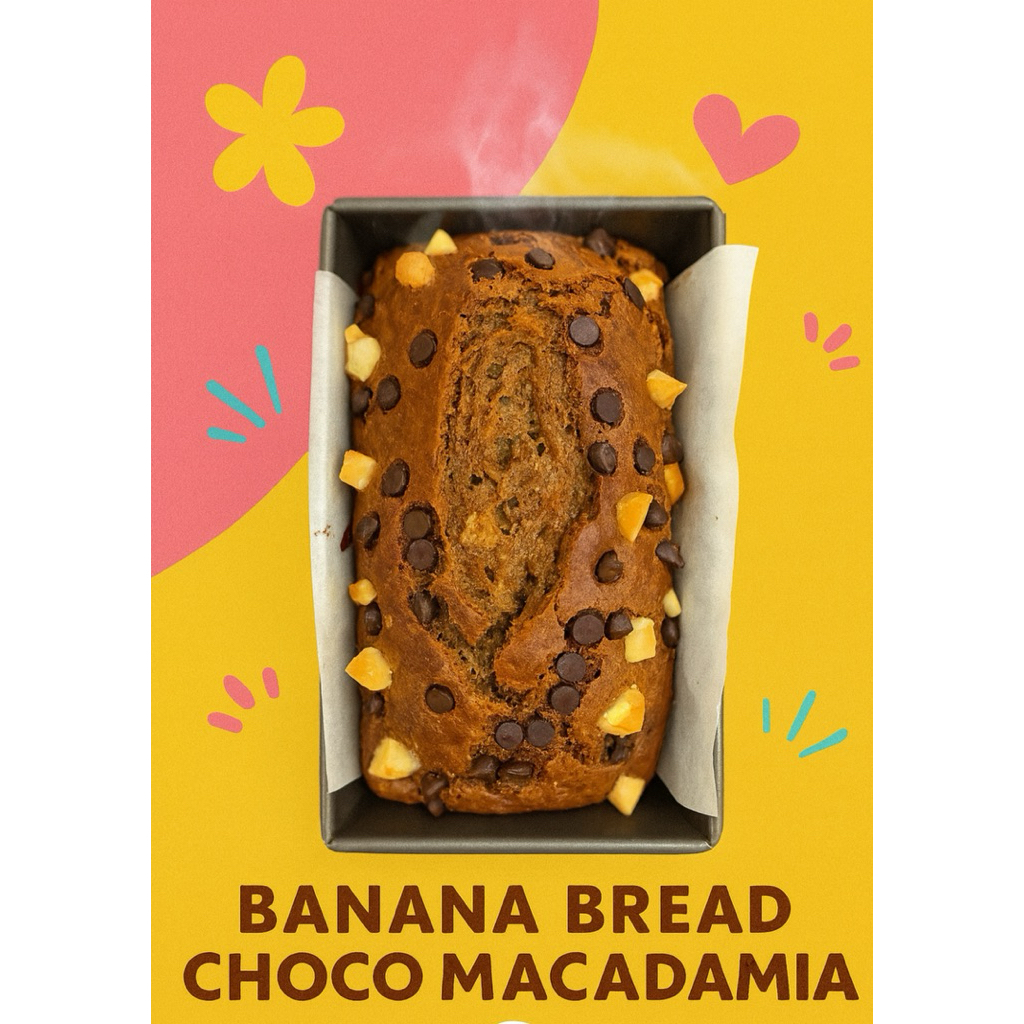 

Banana Bread Choco Macadamia