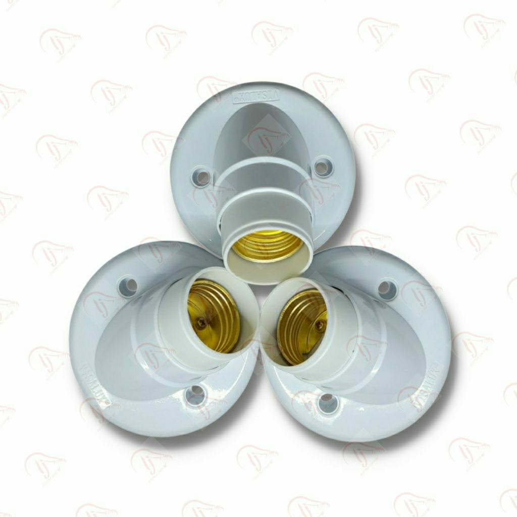 FITTING LAMPU DUDUK MIRING VISALUX VFP649A FITTING DUDUK DINDING TEMBOK MIRING LAMP HOLDER RUMAH LAM