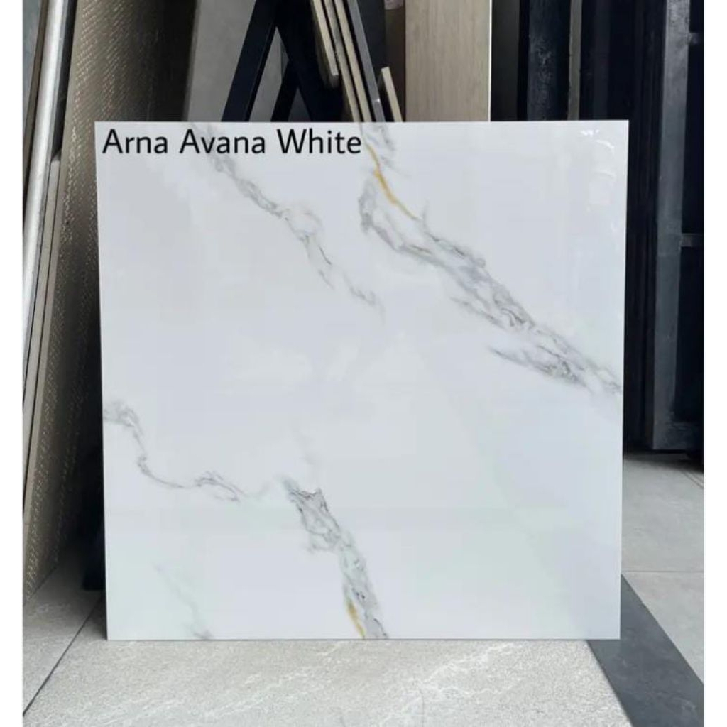 Granit lantai arna glosy 60x60 AVANA WHITE || local