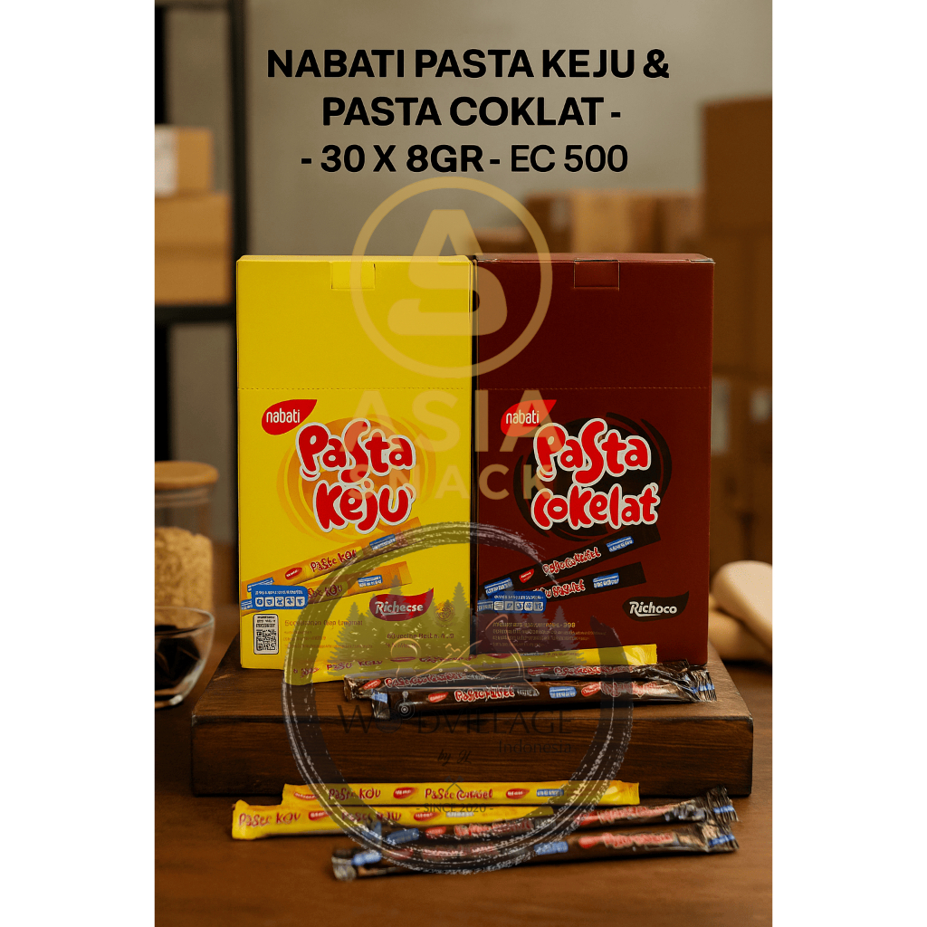 

Nabati Pasta Keju / Nabati Pasta Cokelat 30 x 8GR