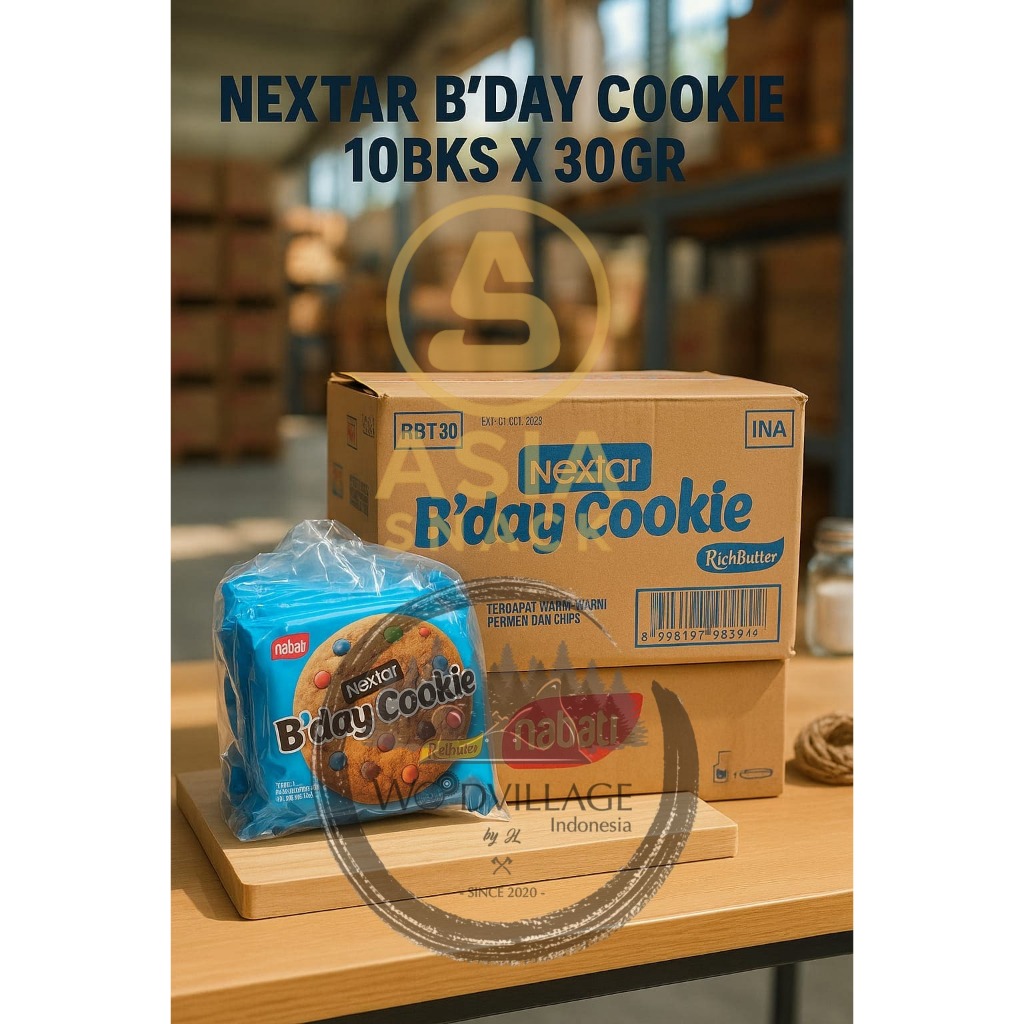 

NABATI BIRTHDAY COOKIES RCG 10 X 30GR