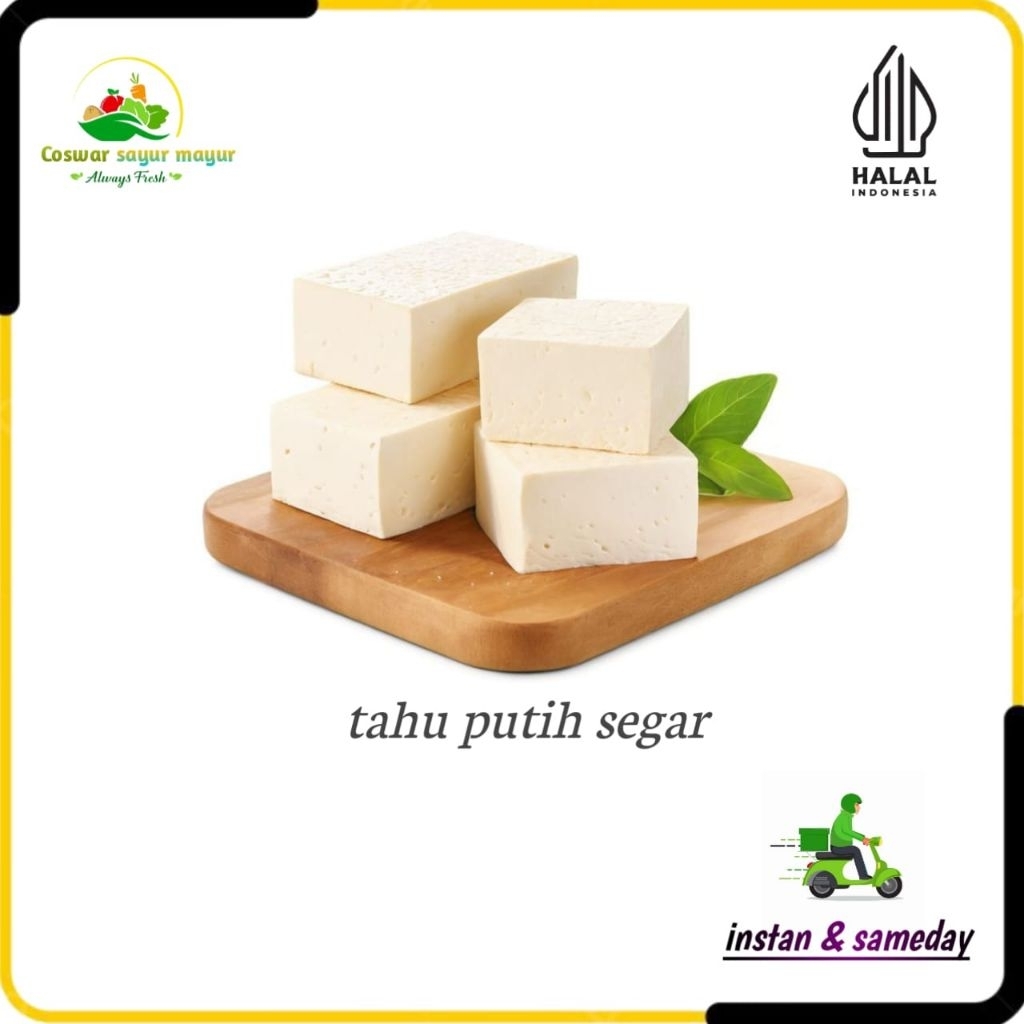 

{ 1 bungkus } tahu cina putih tahu segar/tahu goreng/sayuran segar