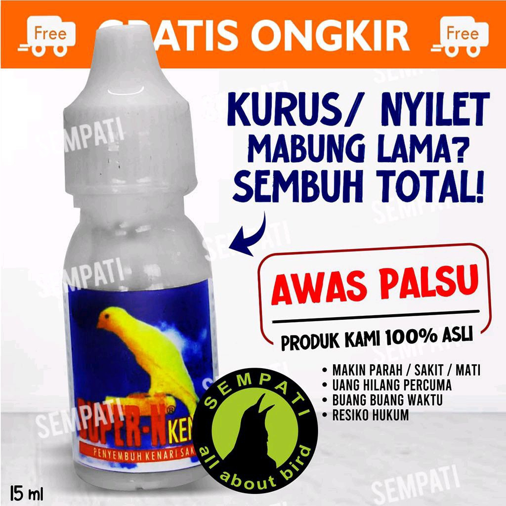 Super N Kenari Super Kicau Obat Burung Kenari Kurus Nyilet Mencret Diare Snot Macet