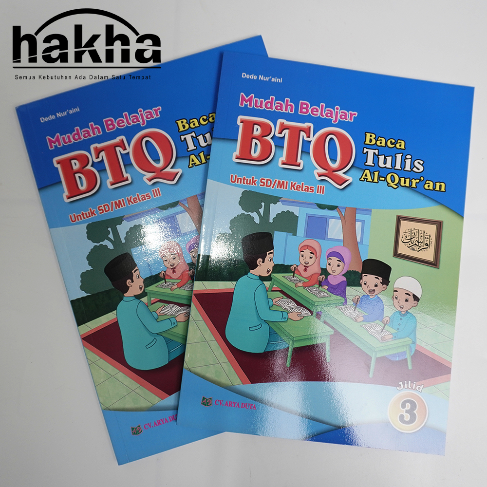 Buku BTQ Belajar Baca Tulis Al-Qur’an Anak Kelas 3 SD MI – CV Arya Duta