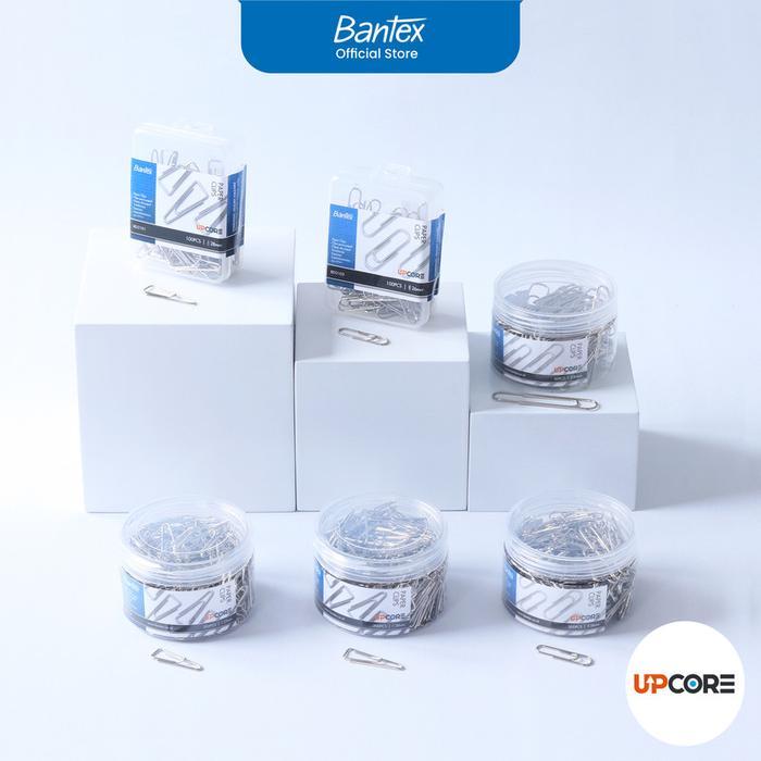 

Bantex Klip Kertas / Paper Clip Warna Silver Berbagai Ukuran BD210X