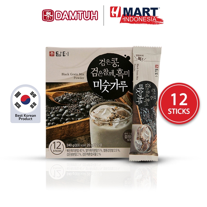 

DAMTUH Black Grain Mix Powder - Serbuk Minuman Sereal 20g x 12 Sticks