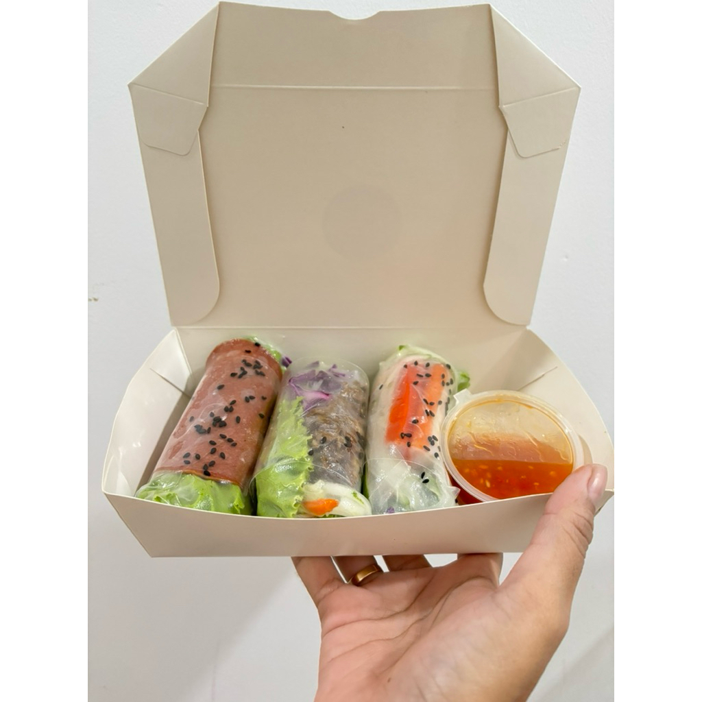 

vietnam salad roll vietnamese salad roll rice papaer salad roll balikpapan