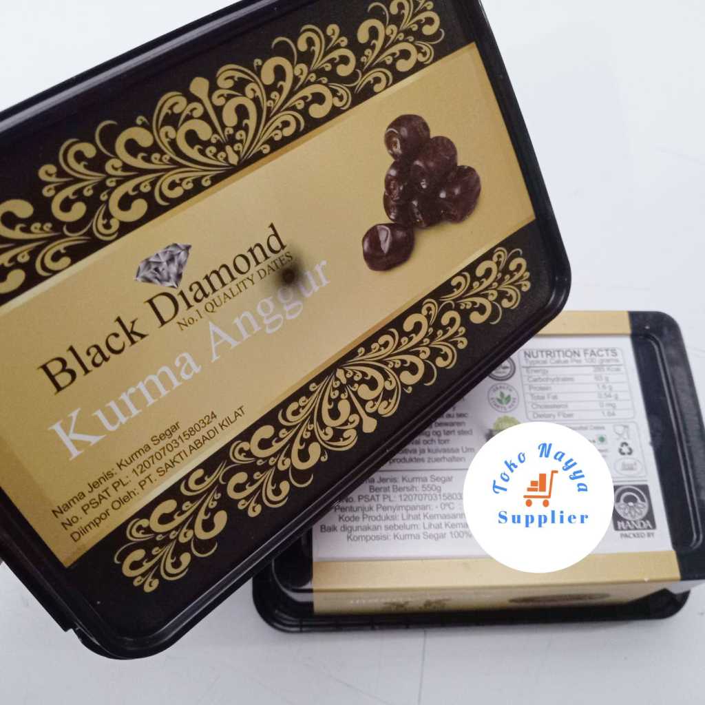 

Kurma Bam Black Diamond | Kurma Anggur Madu - Manis Lembut