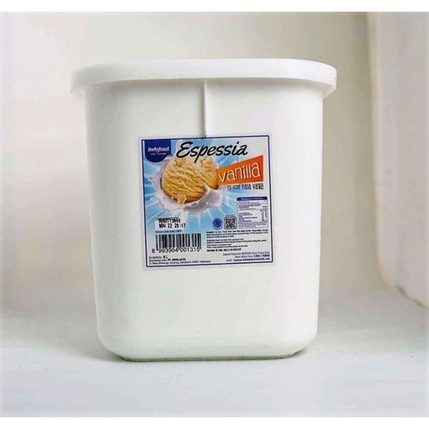 

Es krim vanilla 8 liter indofood