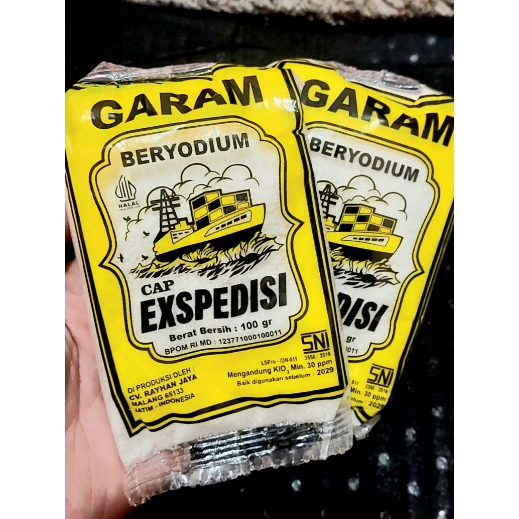 

GARAM KAPAL GARAM KUNING 100G GARAM DAPUR GARAM HALUS
