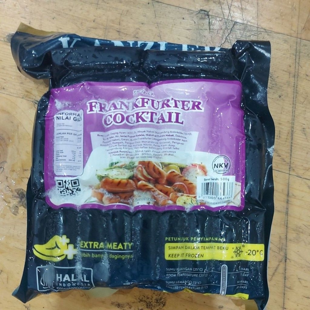 

KANZLER SOSIS FRANKFURTER COCKTAIL 500GR