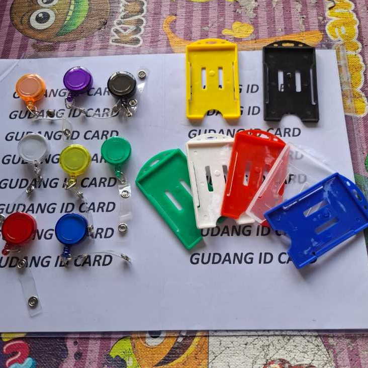 

Paket Yoyo ID Transparant + Casing ID Warna Plastik Tebal