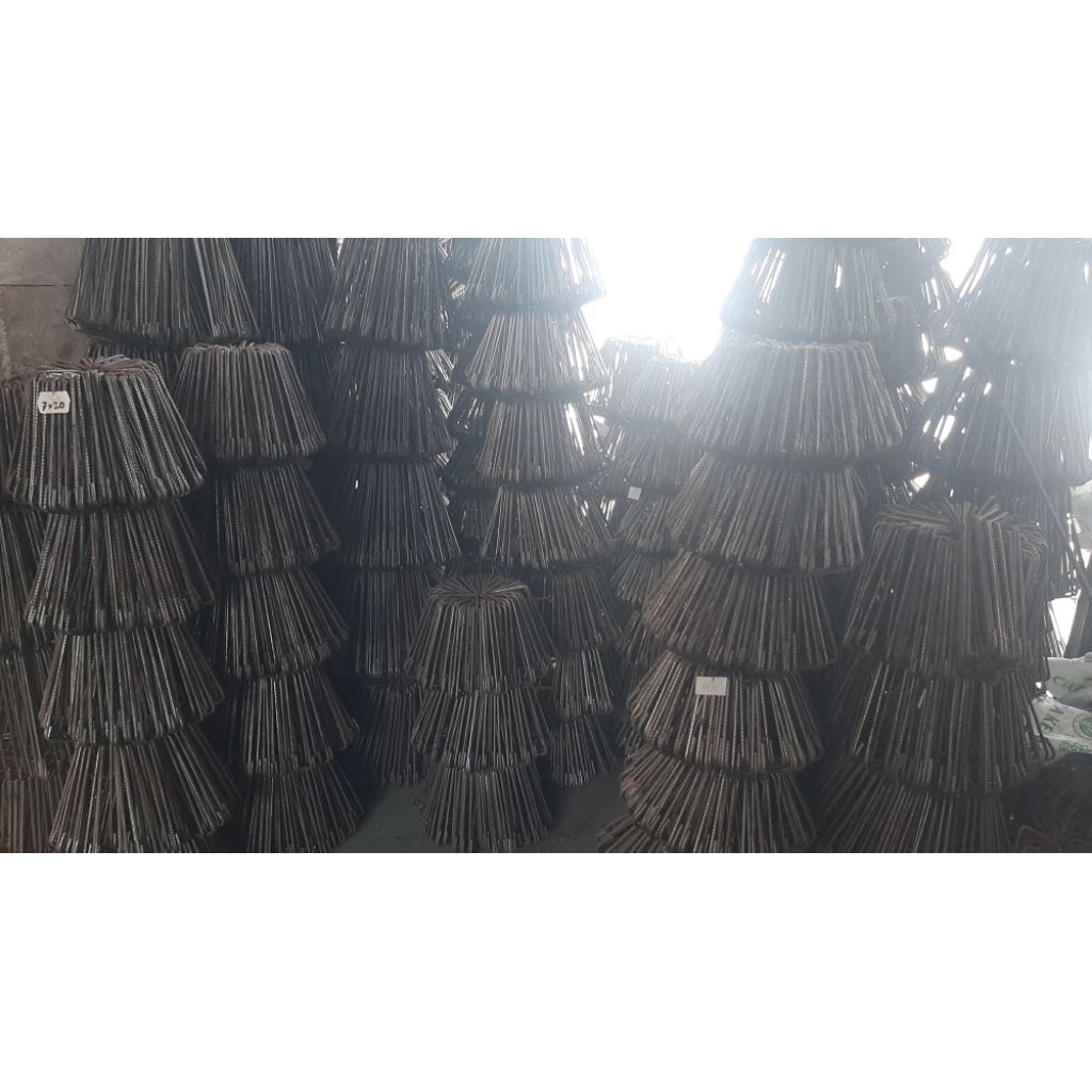 Ring behel besi 8mm ukuran 25x25