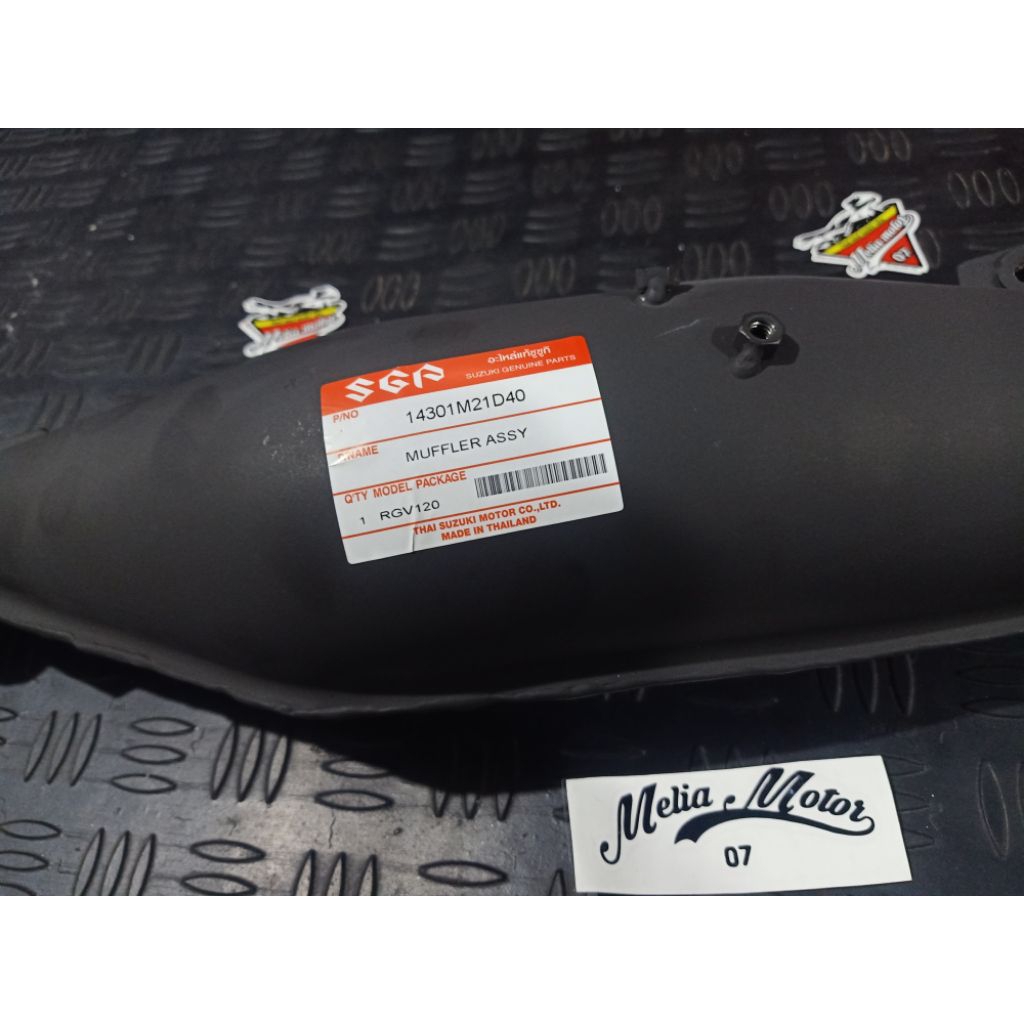 KNALPOT ASSY ORIGINAL SGP SATRIA LUMBA 2TAK